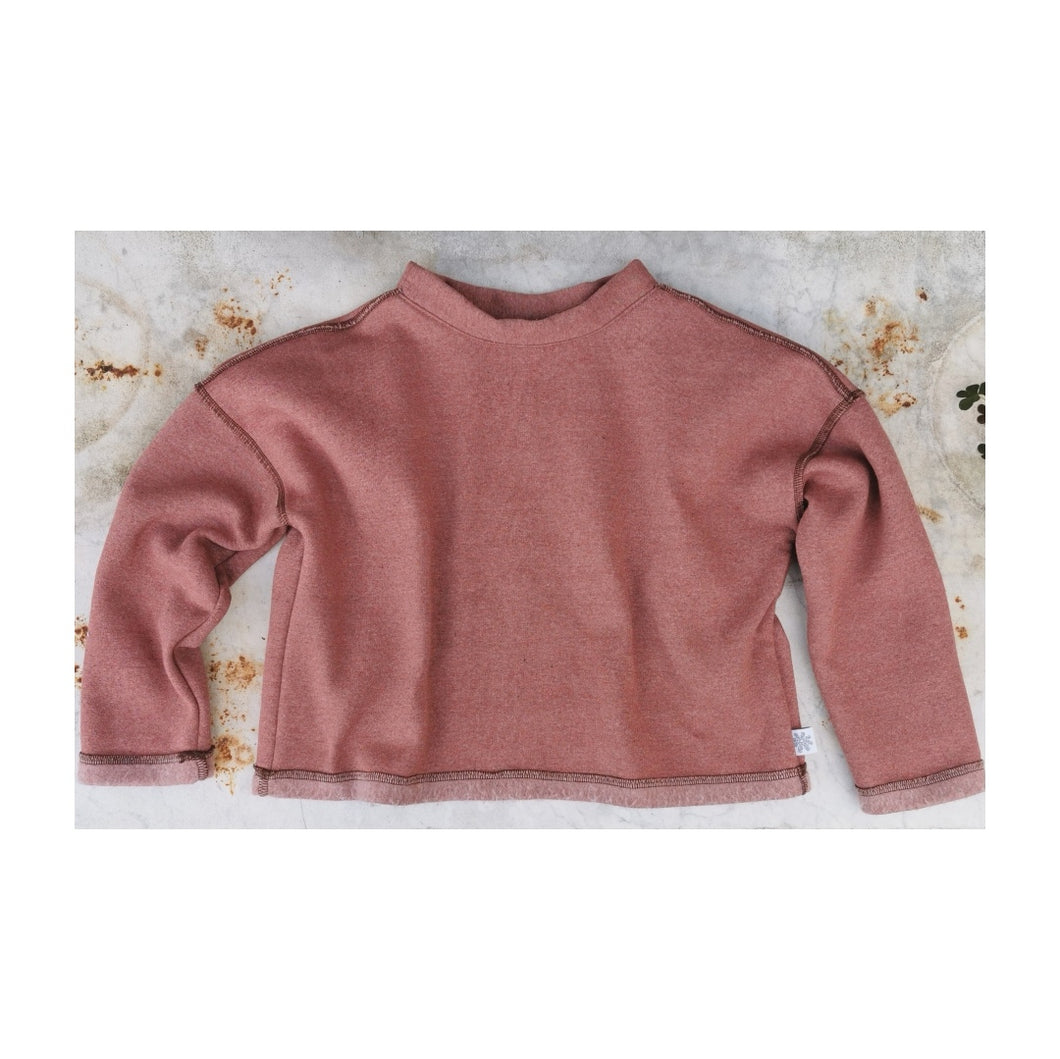 sweater in french terry fleece